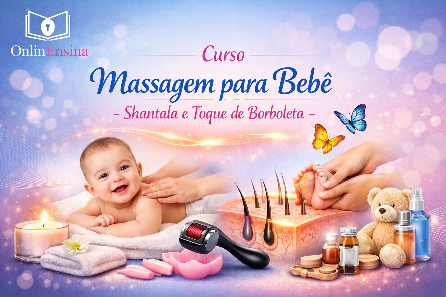 Massagem para Bebê – Shantala e Toque de Borboleta
