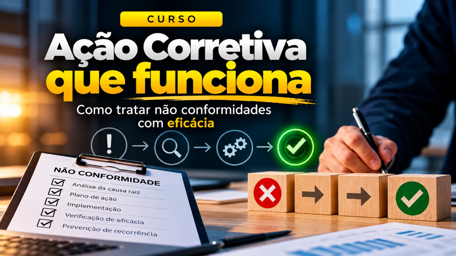 Ação Corretiva que funciona Online / Ao Vivo | 22, 23/10